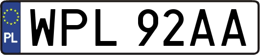 WPL92AA
