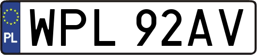 WPL92AV