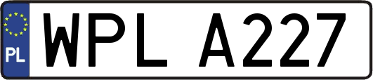 WPLA227