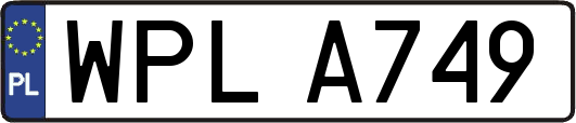 WPLA749