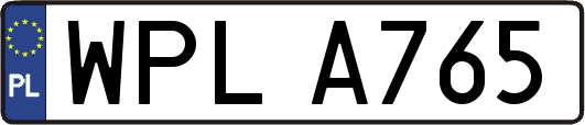 WPLA765