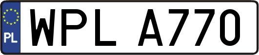 WPLA770