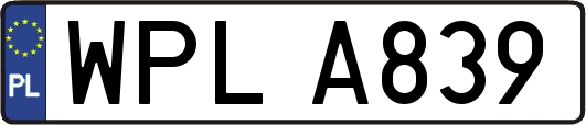 WPLA839