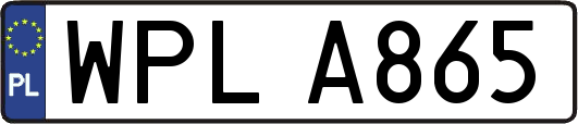 WPLA865