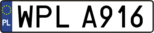 WPLA916