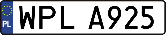 WPLA925
