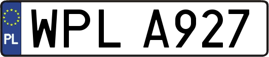 WPLA927
