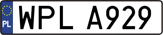 WPLA929