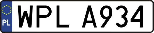 WPLA934