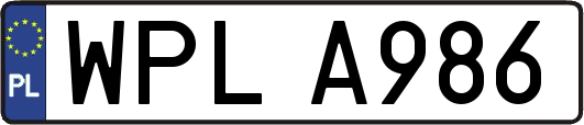 WPLA986