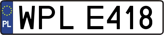WPLE418