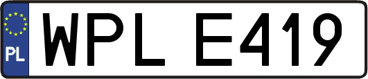 WPLE419