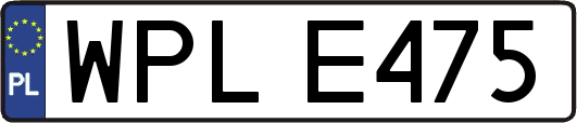 WPLE475