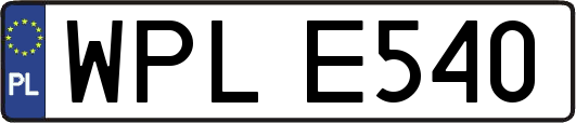WPLE540