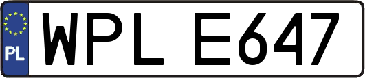 WPLE647