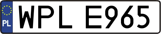 WPLE965