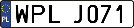 WPLJ071