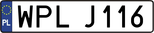WPLJ116