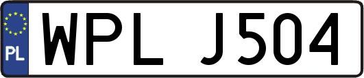 WPLJ504