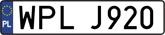 WPLJ920