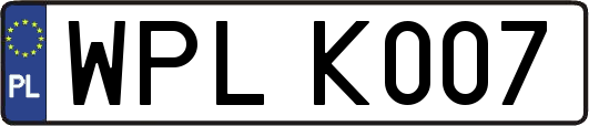 WPLK007
