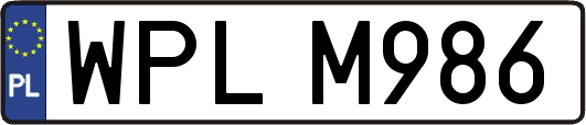 WPLM986