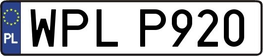 WPLP920