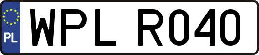 WPLR040