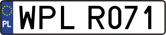 WPLR071