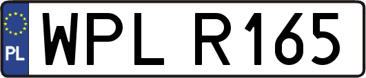 WPLR165