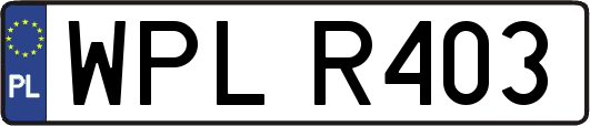 WPLR403