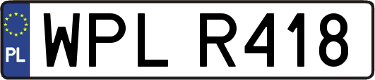 WPLR418