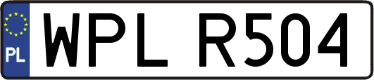 WPLR504