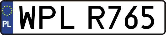WPLR765