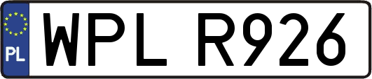 WPLR926