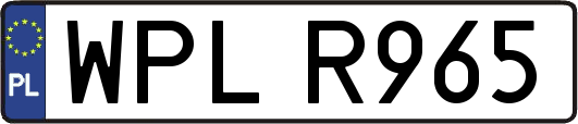 WPLR965