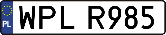 WPLR985