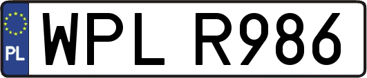 WPLR986