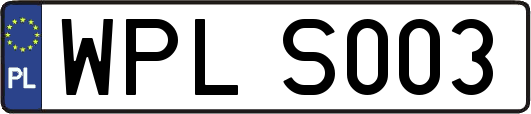 WPLS003