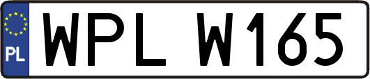 WPLW165