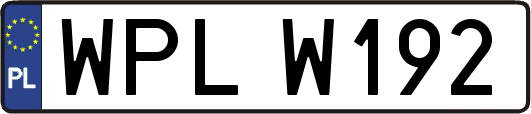 WPLW192