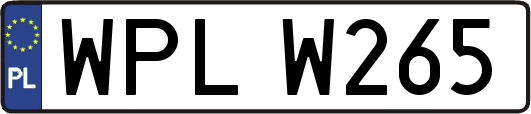 WPLW265