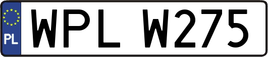 WPLW275