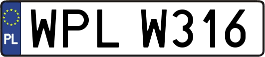 WPLW316