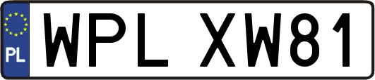WPLXW81