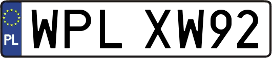 WPLXW92