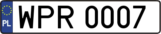 WPR0007