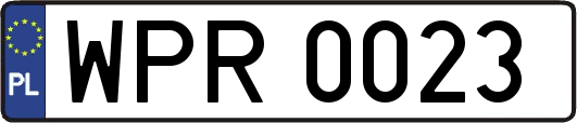 WPR0023