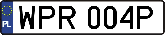 WPR004P