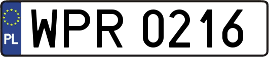 WPR0216